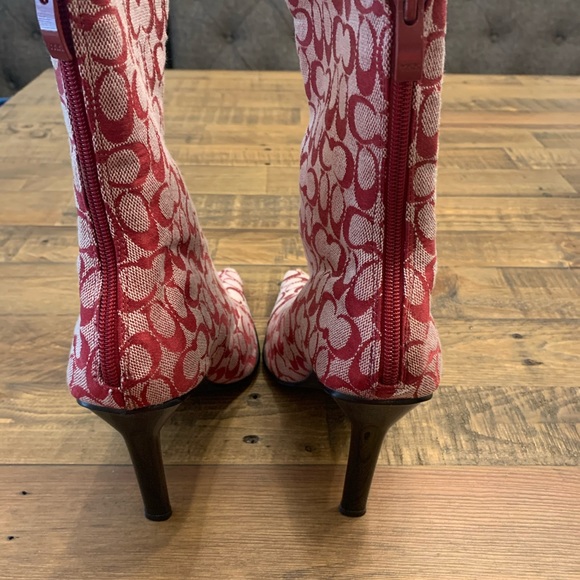 Authentic mid calf pointed toe coach boots - Picture 5 of 5